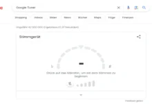 Google Stimmgerät