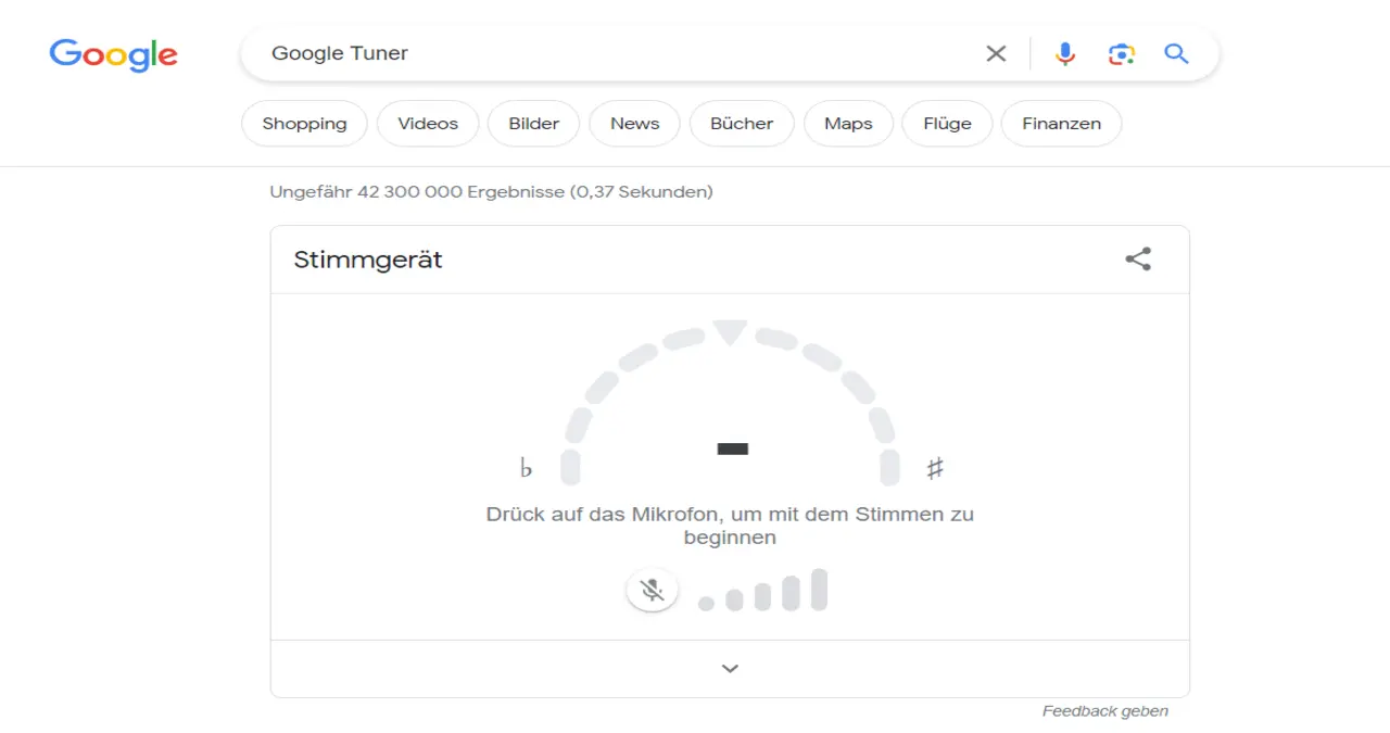 Google Stimmgerät